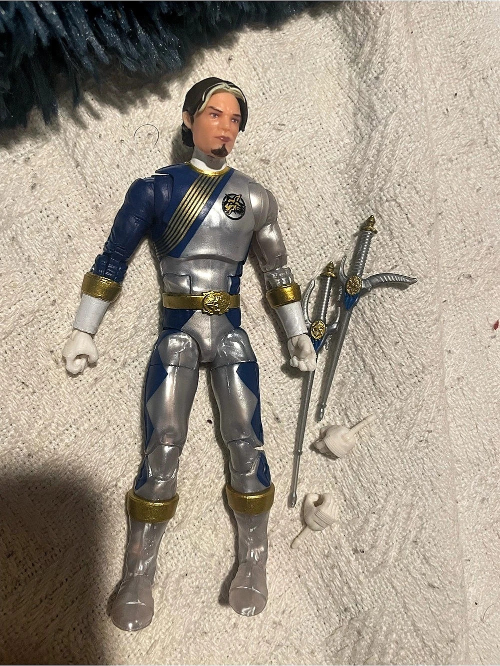 NO HELMET Power Rangers Lightning Collection Wild Force Lunar Wolf Ranger Lunar